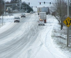 Snow and ice conditions